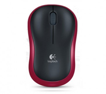 Vezeték nélküli egér Logitech Wireless Mouse M185 piros