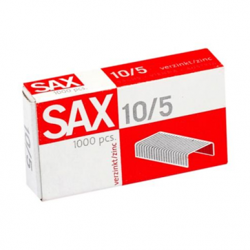Kapcsok Sax 10/5 tűzőgépekbe, 1000 db/csomag