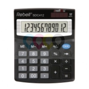 Rebell SDC412 asztali számológép 12 számjegyű kijelzővel