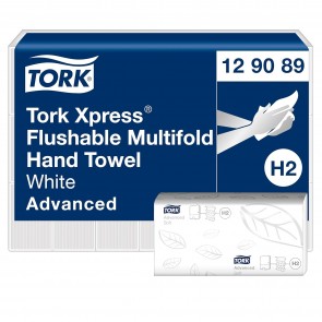Tork Xpress® toalettbe dobható Multifold kéztörlő, 21 db.