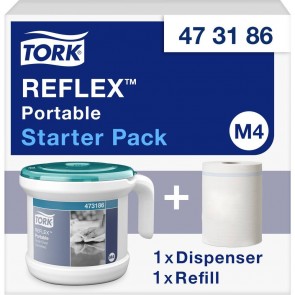 Tork Reflex™ hordozható, belsőmag-adagolású rendszer
