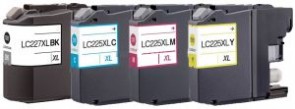 Brother LC-225XL / LC-227XL - 4 Pack