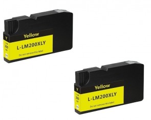 LEXMARK 200XL twinpack yellow
