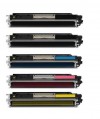 Gazdaságos csomagolás Canon Toner Cartridge 729, Teljes színes készlet + 2x fekete toner