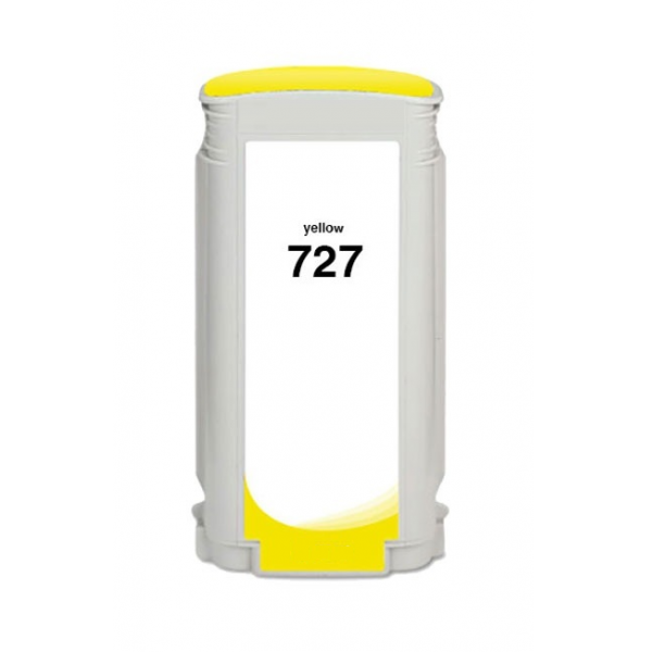 Tintapatron HP 727 • B3P21A Yellow | Utángyártott | Kompatibilis Nyomtató Tinta Patron | Festék a Nyomtatóhoz | Cartridge